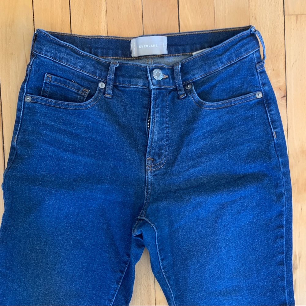 Everlane jeans 29 TALL mid rise skinny blue